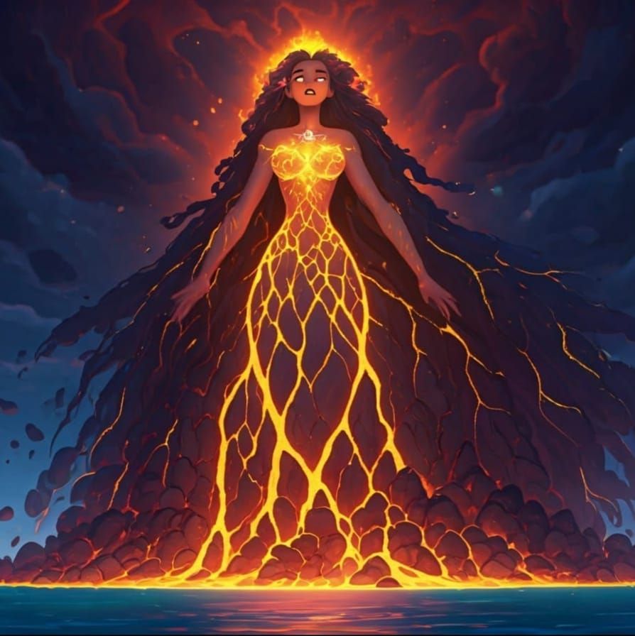 Te Fiti Transformation: Disney Animation Style