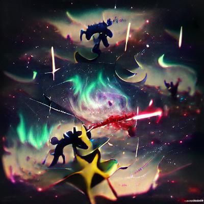 Epic Space Battle Among the Stars