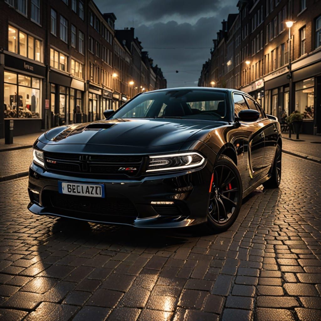 Dodge Charger in Pitch Black, Ready to Unleash