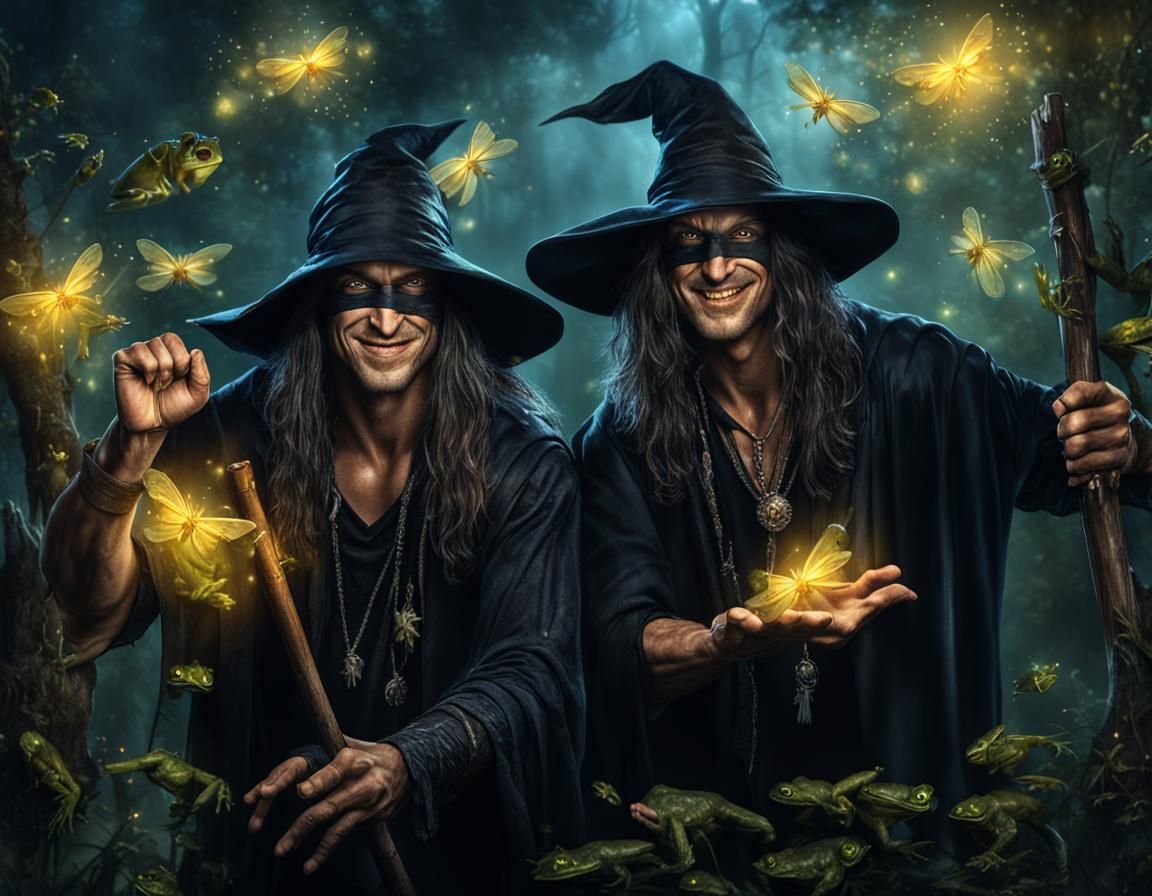 Handsome Blind Witch Finds His Friend