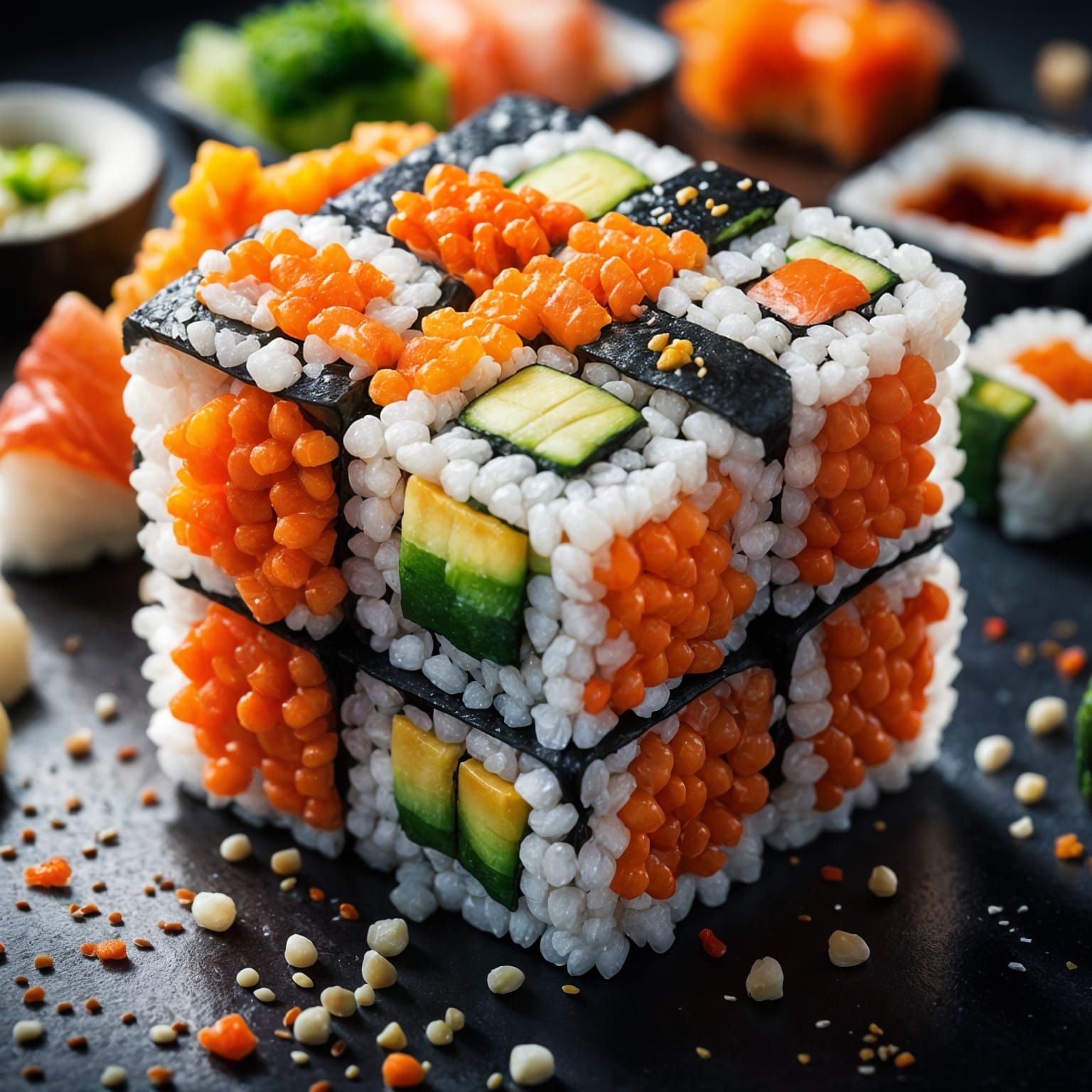 Sushi Rubik's Cube: A Delicious Puzzle