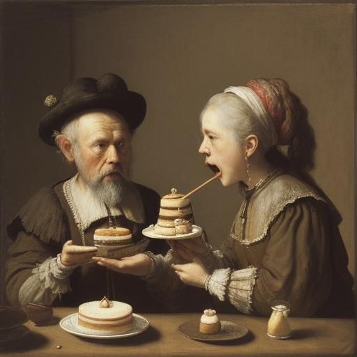 Musical Cake Inspired by Art Masters