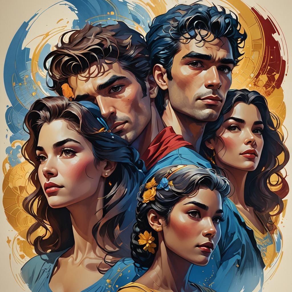 West Side Story Portrait in Artgerm-Inspired Style
