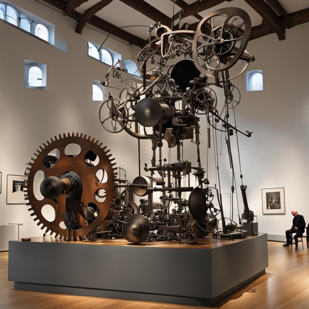 Kinetic Music Machine Inspired by Jean Tinguely