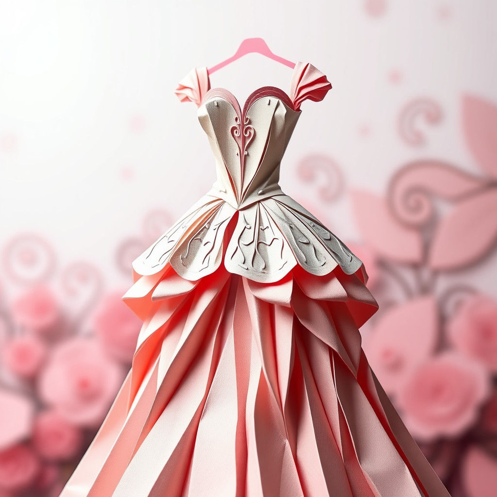 princess dress made out of paper