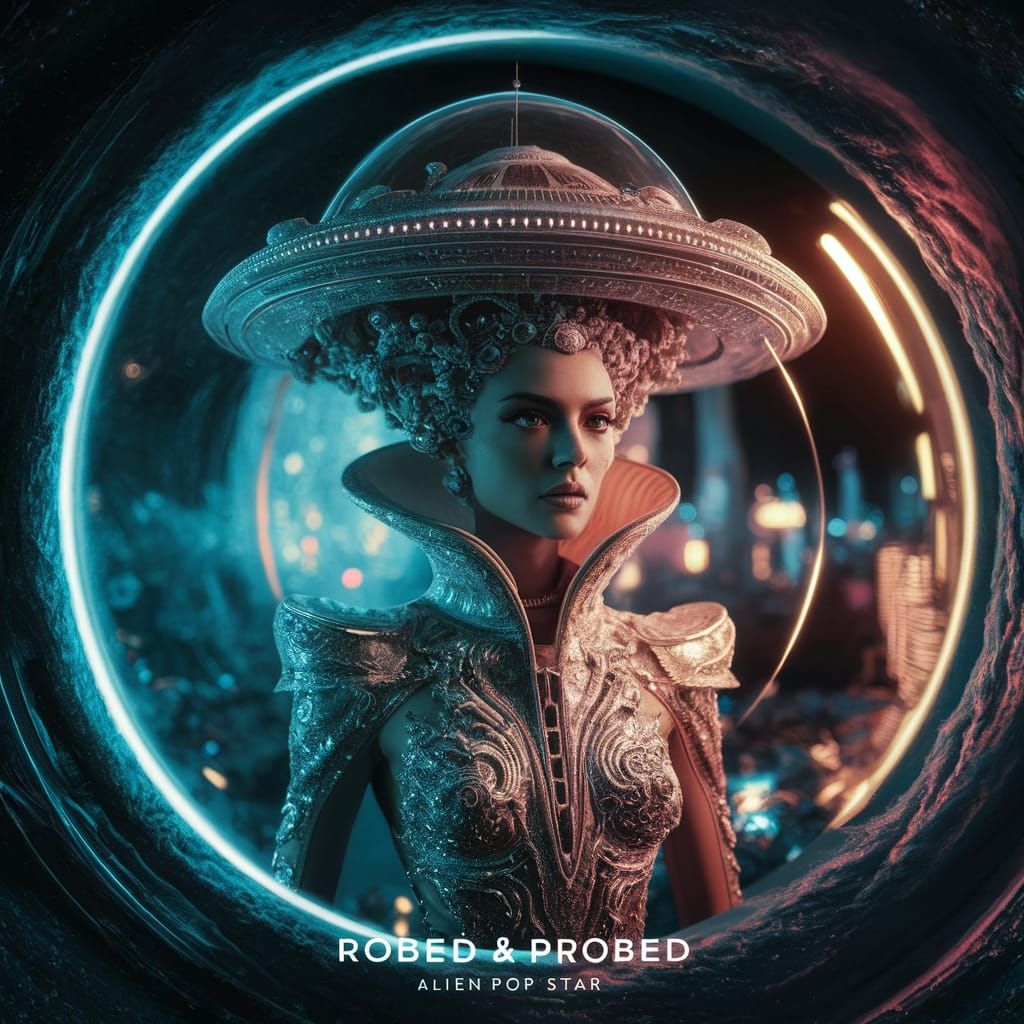 ‘Robed & Probed’ by ‘Alien Pop Star’