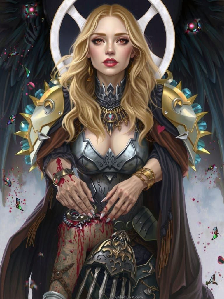 Demonic Valkyries Feast in Dark Fantasy Battlefield