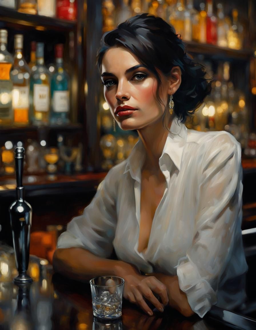 Hyperrealistic Woman Portrait by Alessandra Sanguinetti