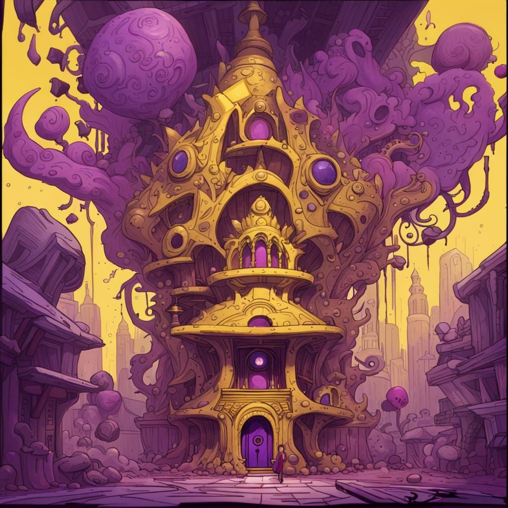 Eldritch Temple of Time in Lyrical Abstraction