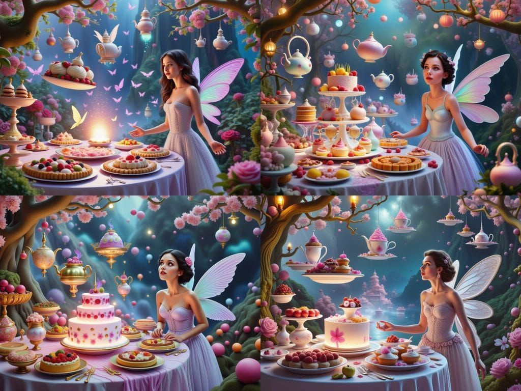 Magical Fairyland Feast with Enchanted Delicacies