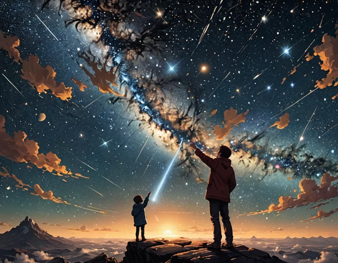 Celestial Bodies in Ethereal Light