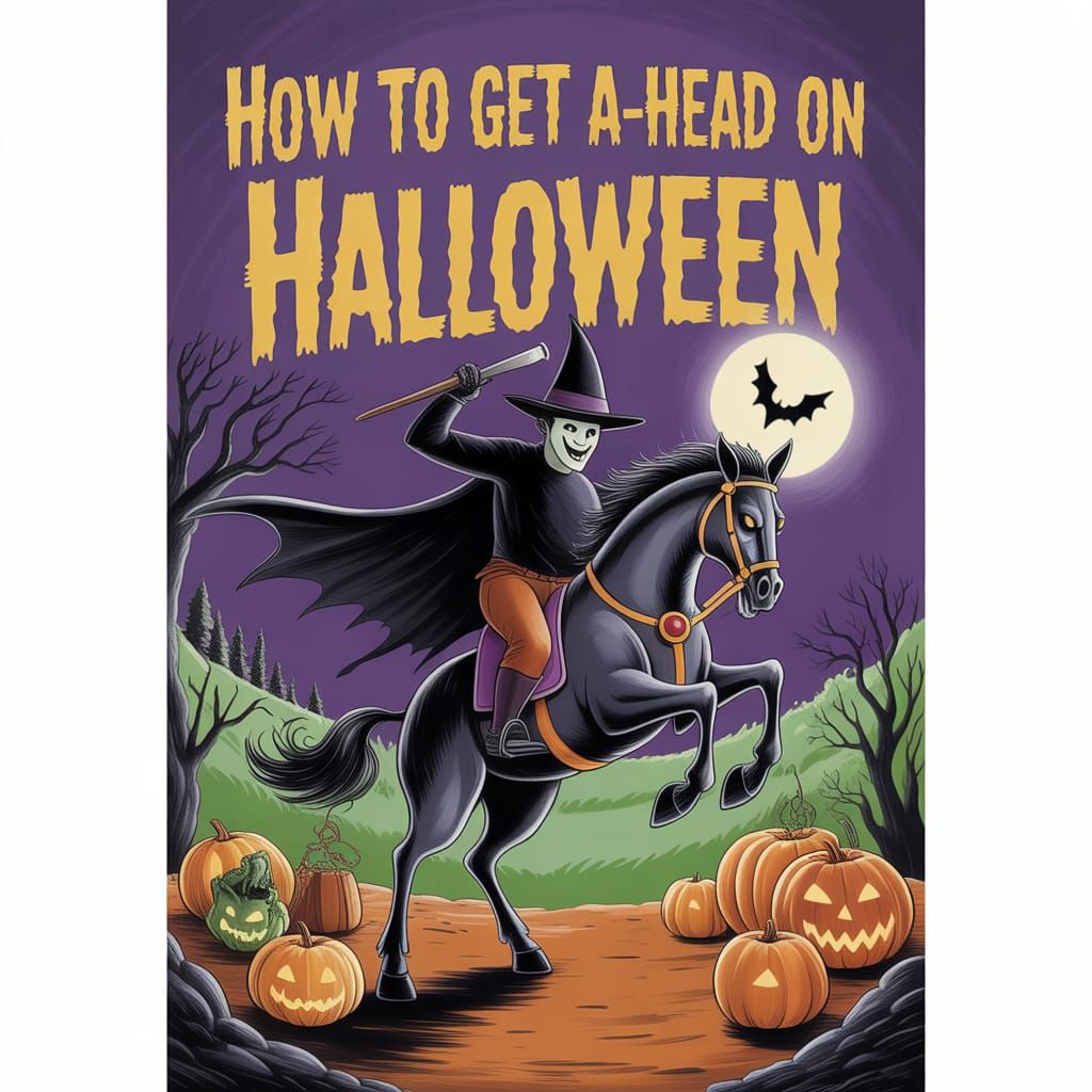 A classic Halloween book featuring the Headless Horseman on ...