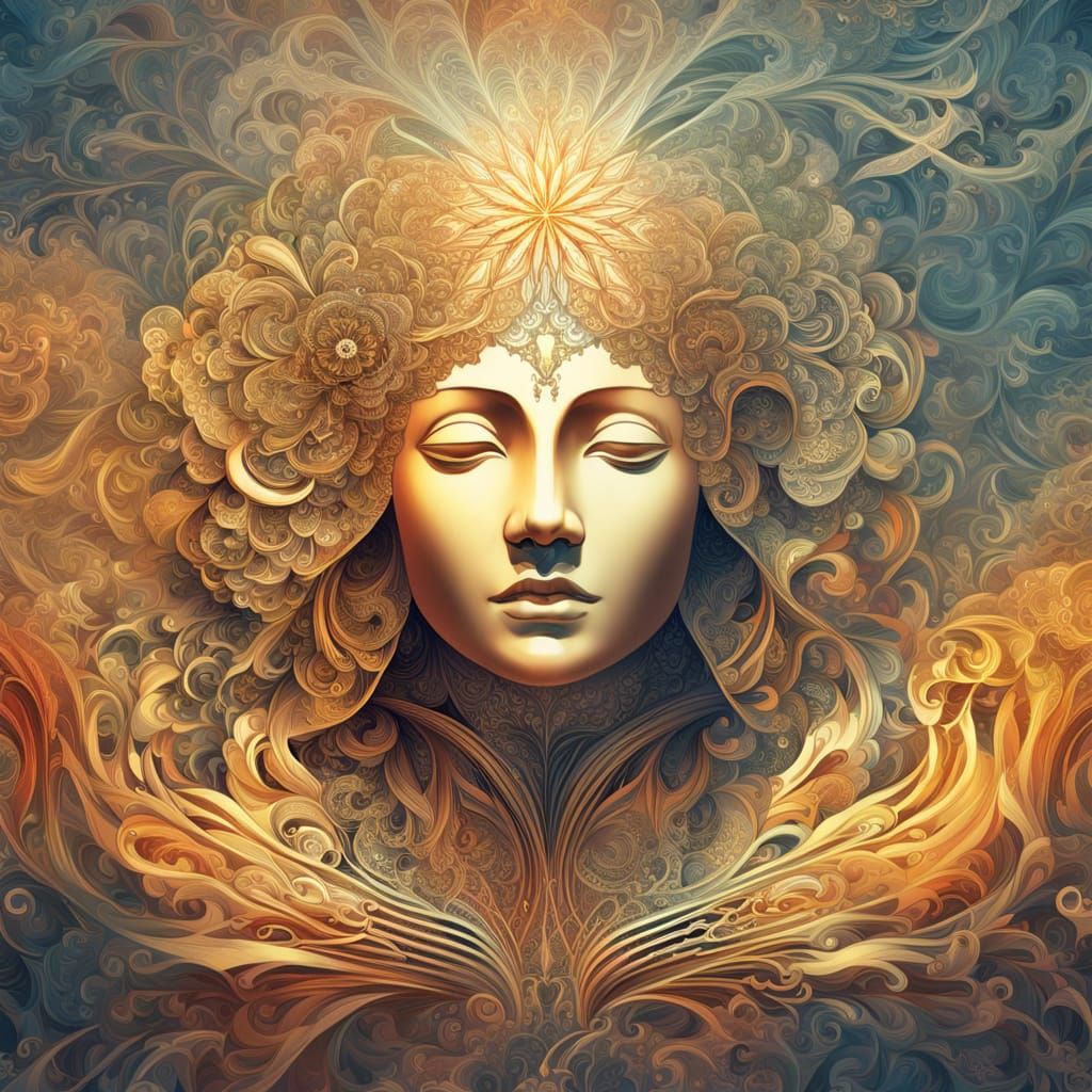 Mercy and Truth Abstract Vector Fractal Art