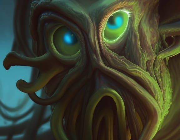 Eldritch Cthulhu God Portrait in Unreal Engine 5