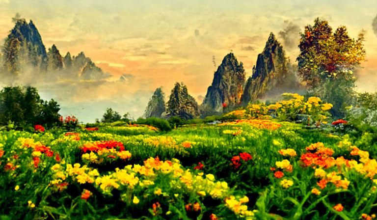 Zhangjiajie National Forest Park Landscape Painting