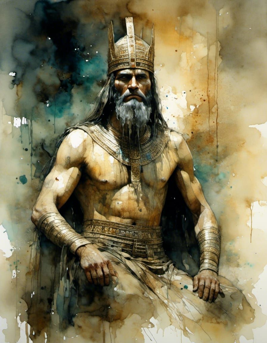 Gilgamesh, the historical king of the Sumerian in the city-state of Uruk