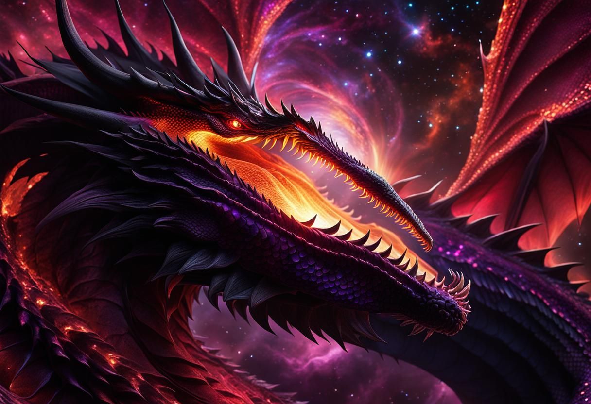 Galactic Dragon Emerges from Space Anomaly