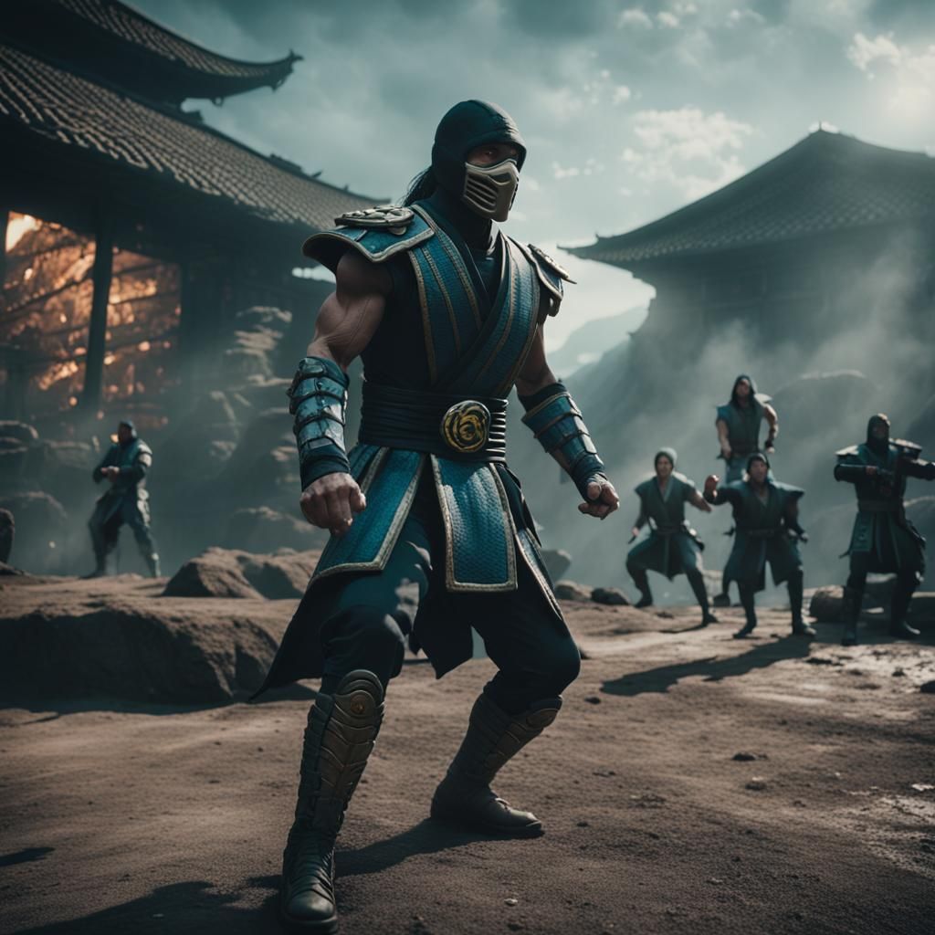 Dramatic Cinematic Still from Mortal Kombat
