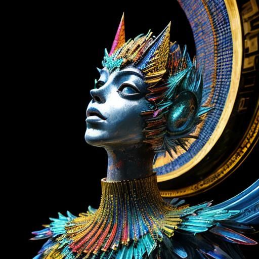 Psychedelic Wineglass: Glamorous CGI Masterpiece in 8k