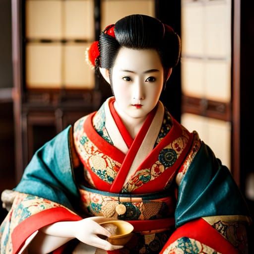 Japanese Dollhouse Model, 19th Century Museum Quality