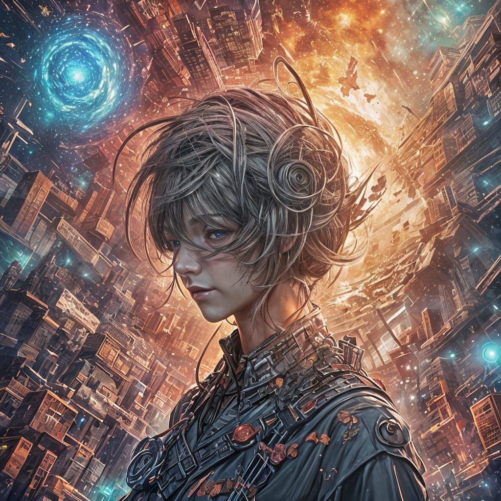 Cosmic Explosion in Vibrant Shattered Universe