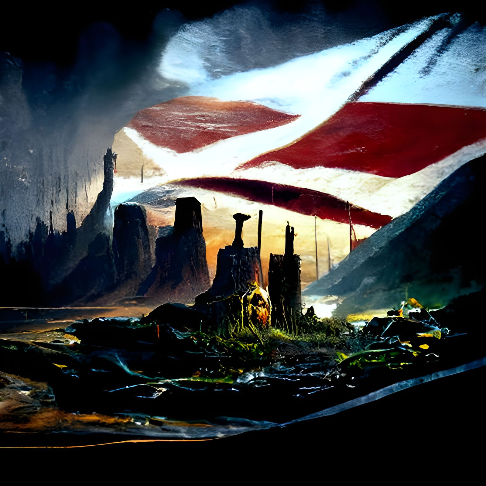 Forgotten Landscape: Oil Painting by James Gurney