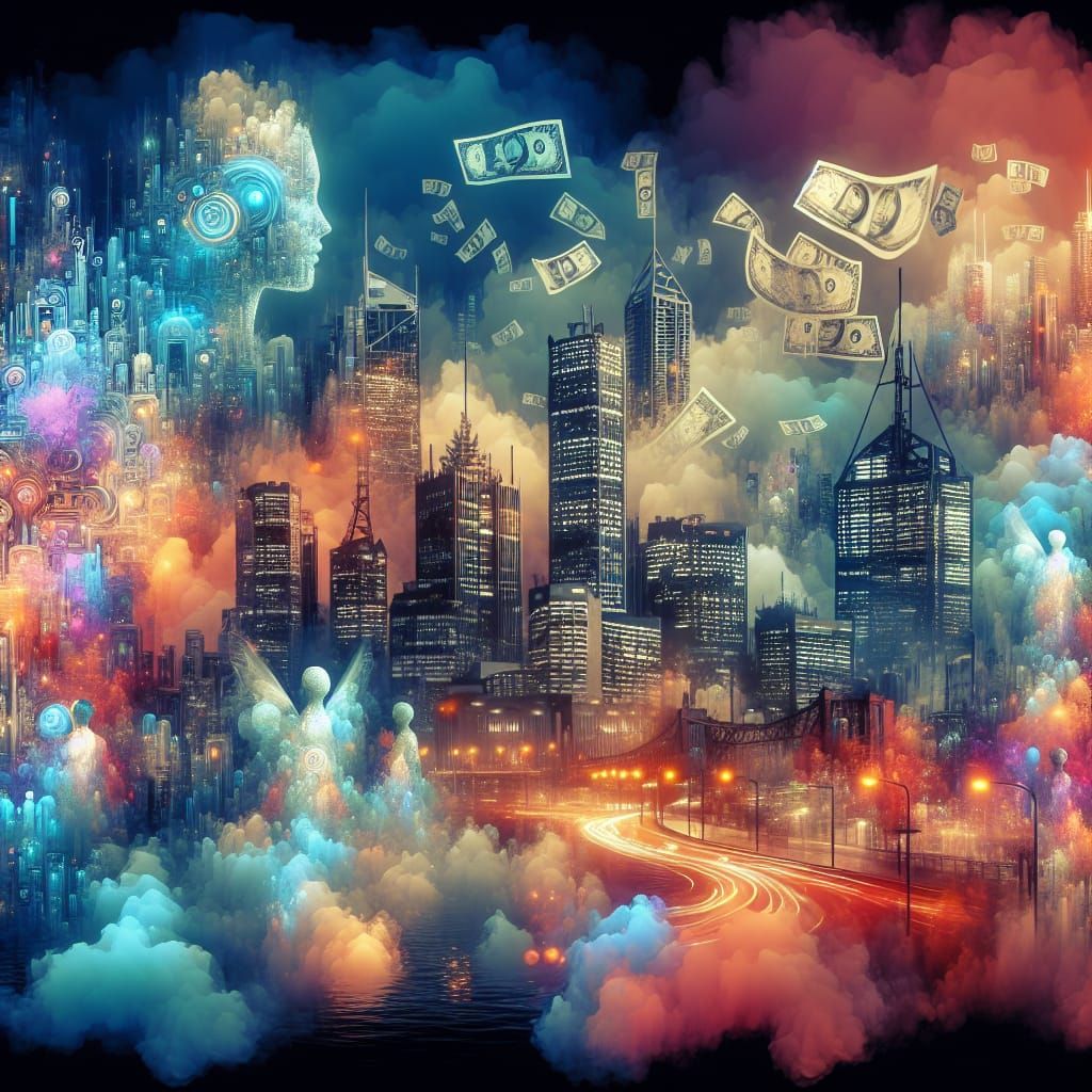 Cyberpunk Mirage of Sydney and Melbourne