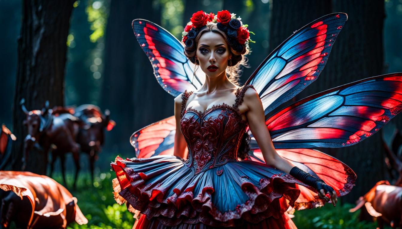 Horrifying Dress Made of Bloody Meat