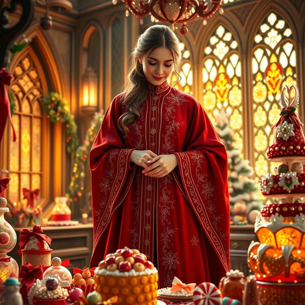 Festive Christmas Hogwarts Professor Crafts Whimsical Candy....