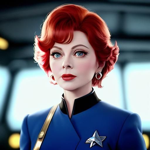 Lucille Ball as Starfleet Admiral: Cinematic Film Still