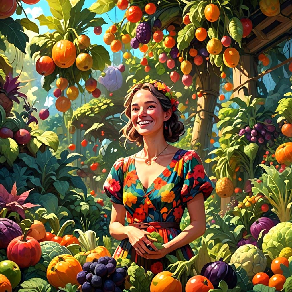 Fantastical Matte Painting with Deep Color