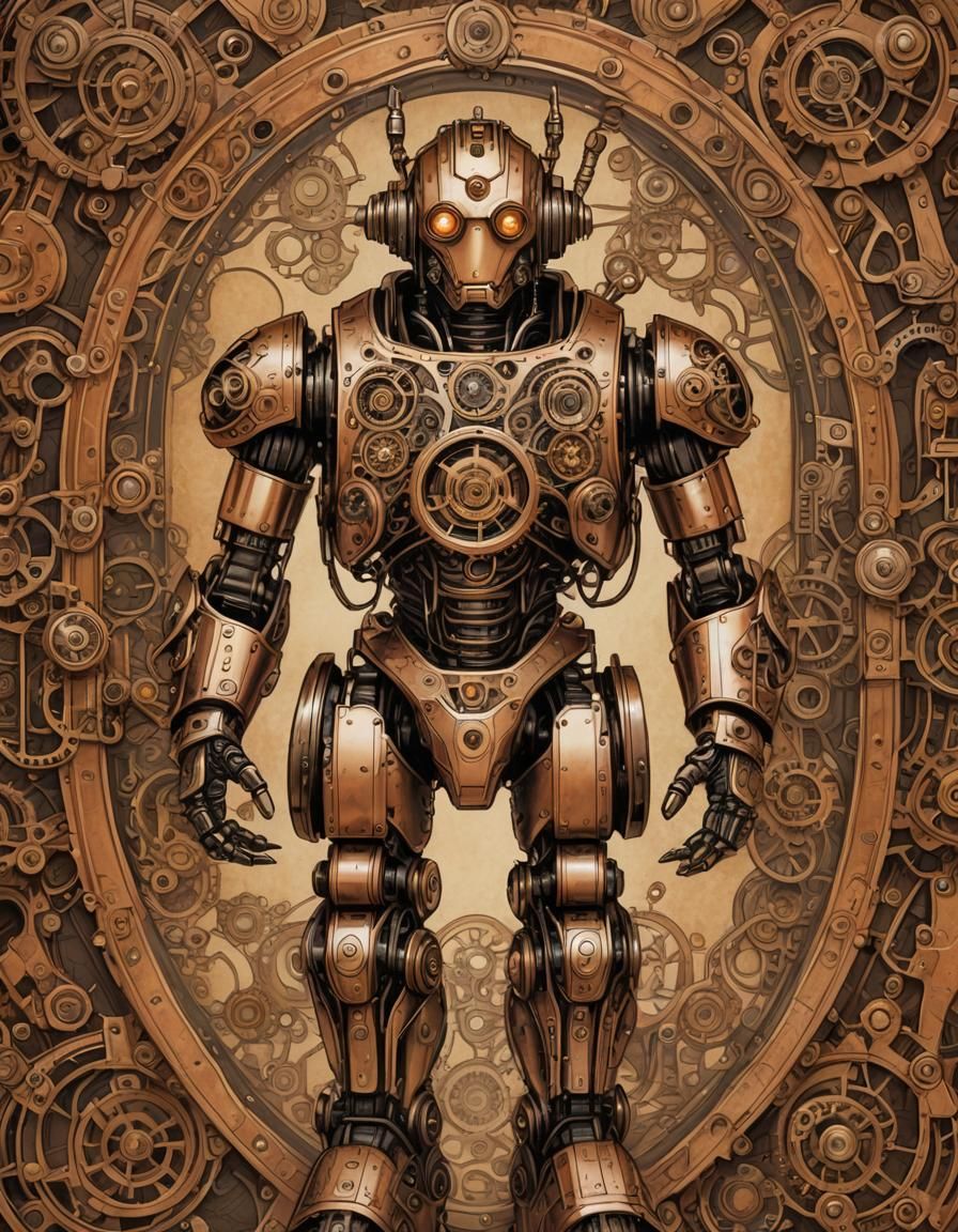 Steampunk robot