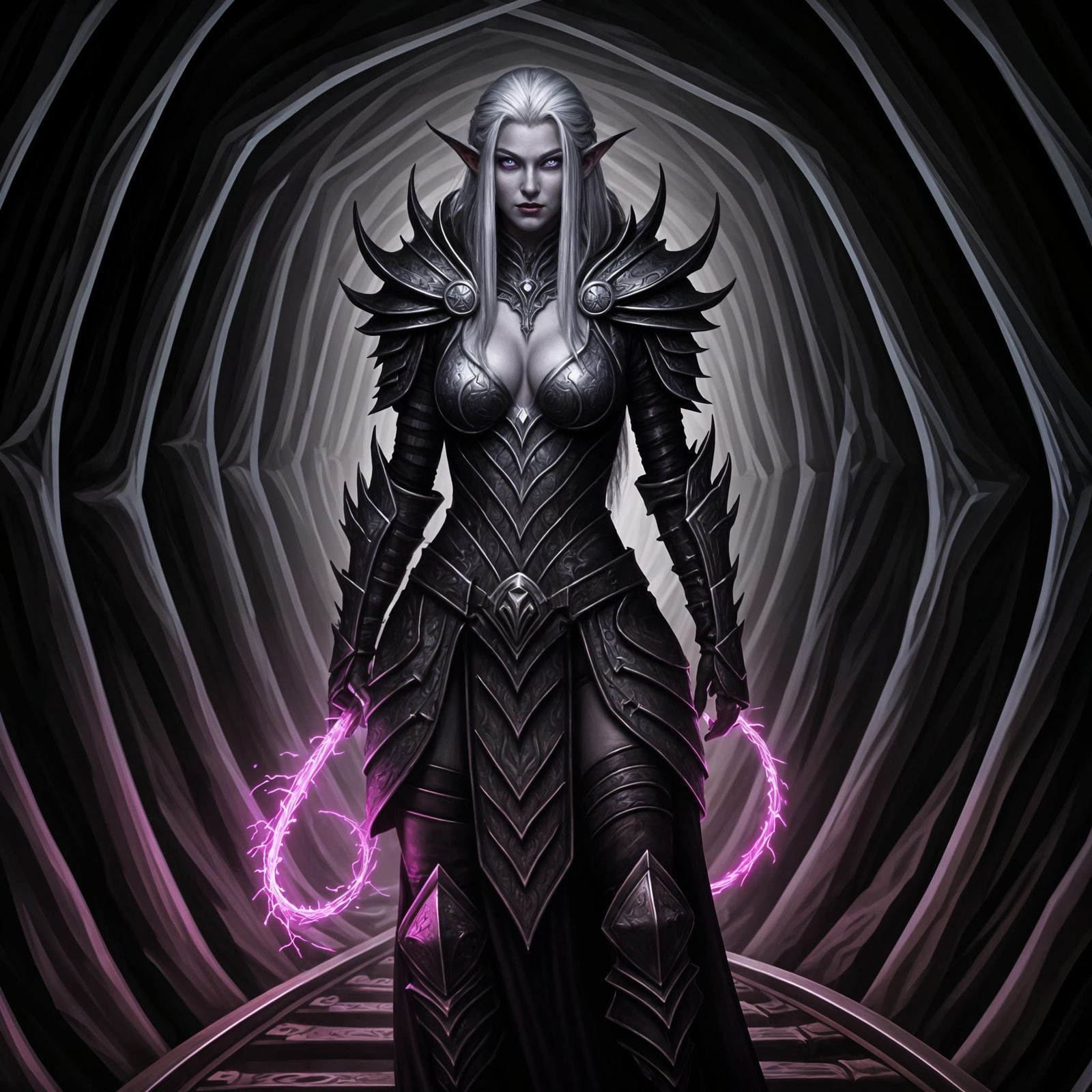Dark Elf Overseer in Mithril Mine