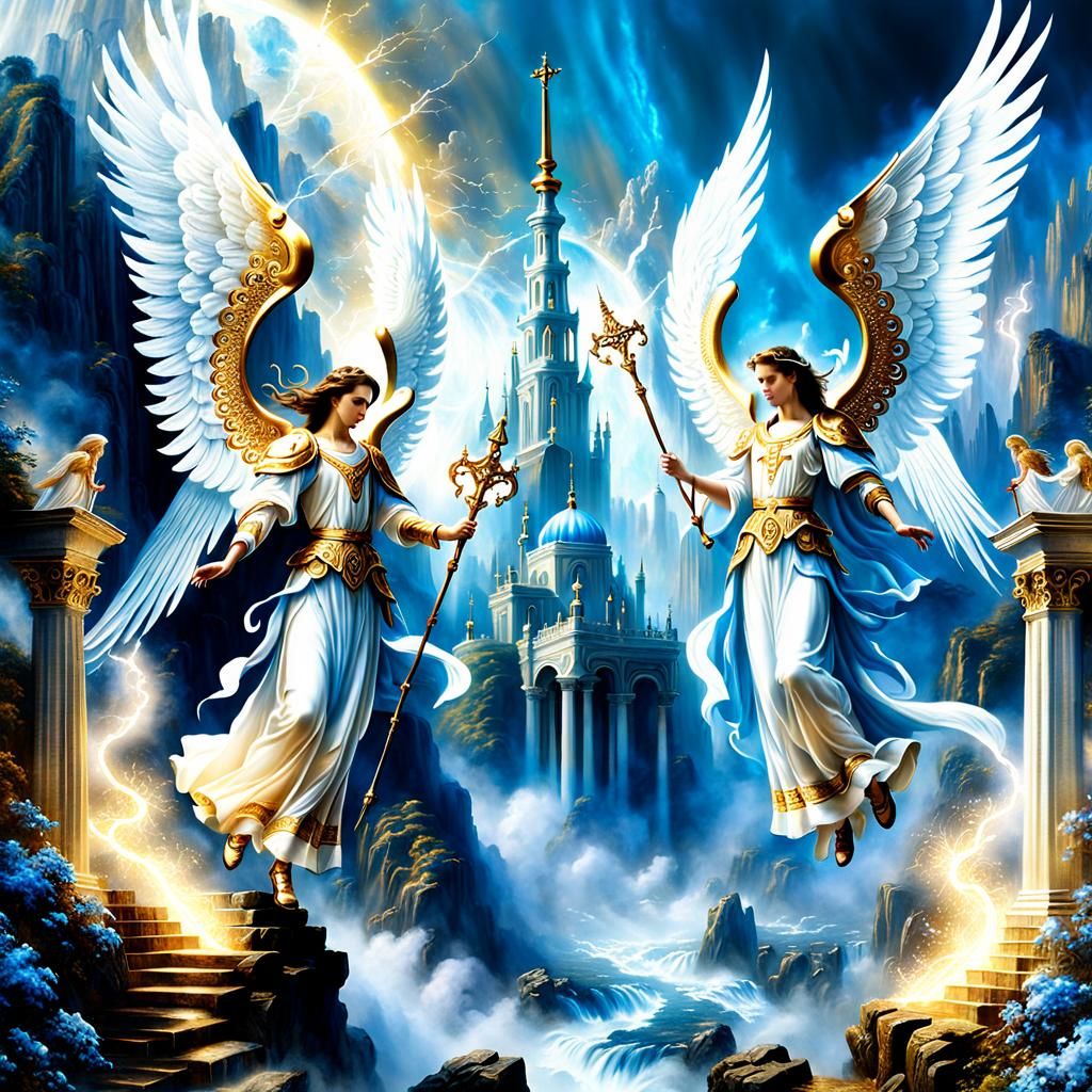Angelic Guardians of a Magical Land