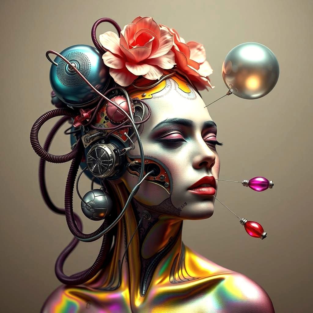 Salinter surrealism of the cybernetic organism