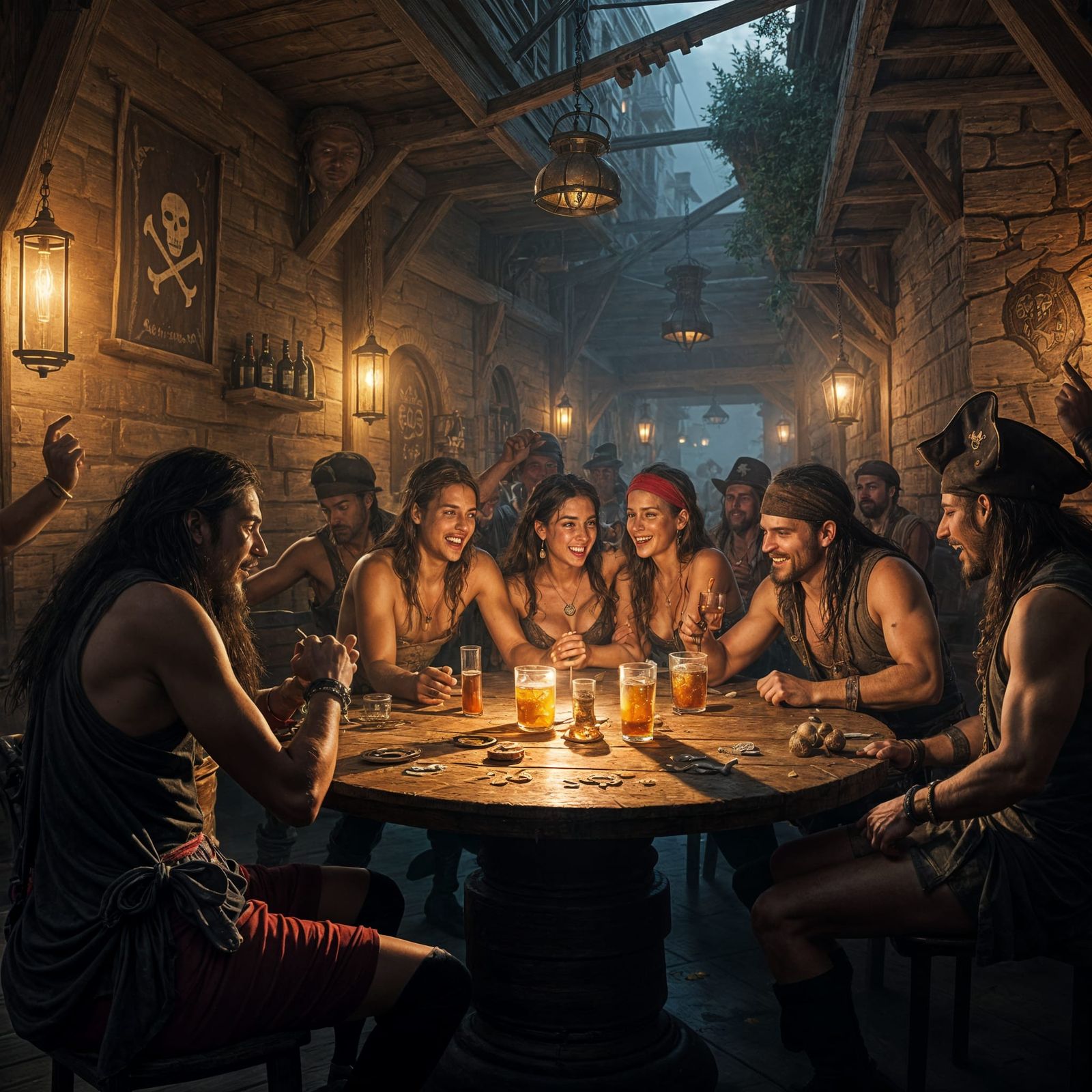 Pirate Tavern Revelry: A Dark Fantasy Celebration