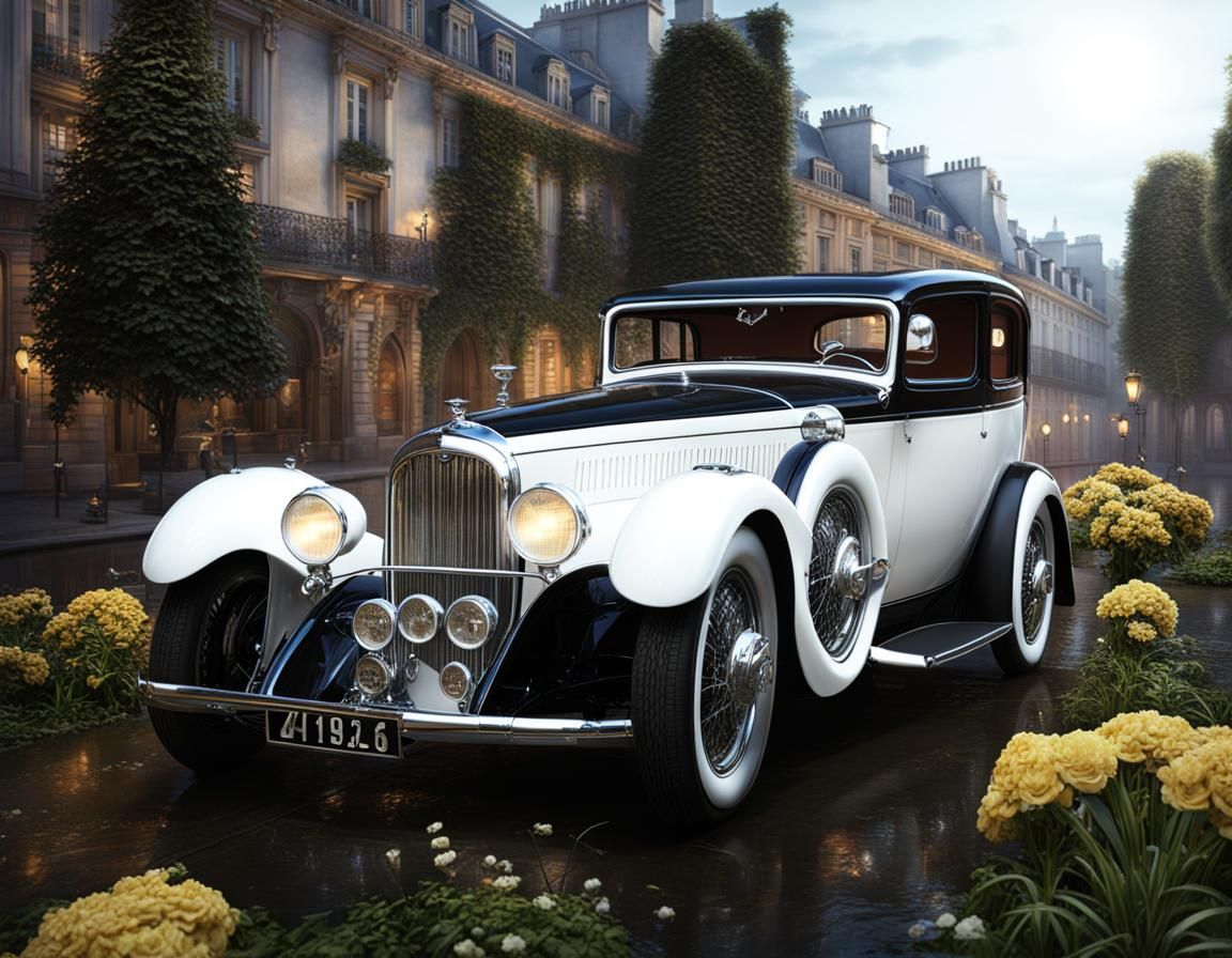 1932 Bucciali Coupé de Ville in Belle Époque Paris