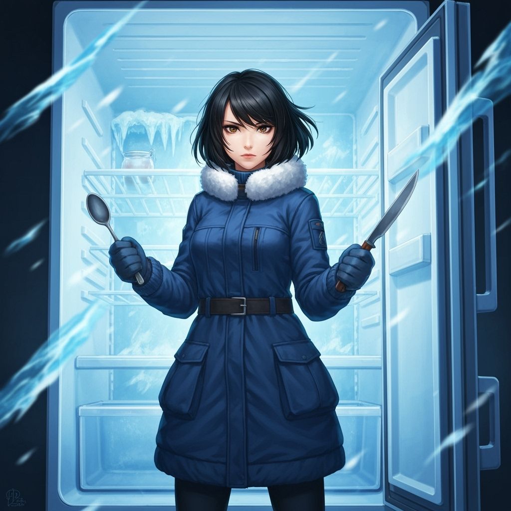 Anime Heroine Battles Icy Refrigerator Realm