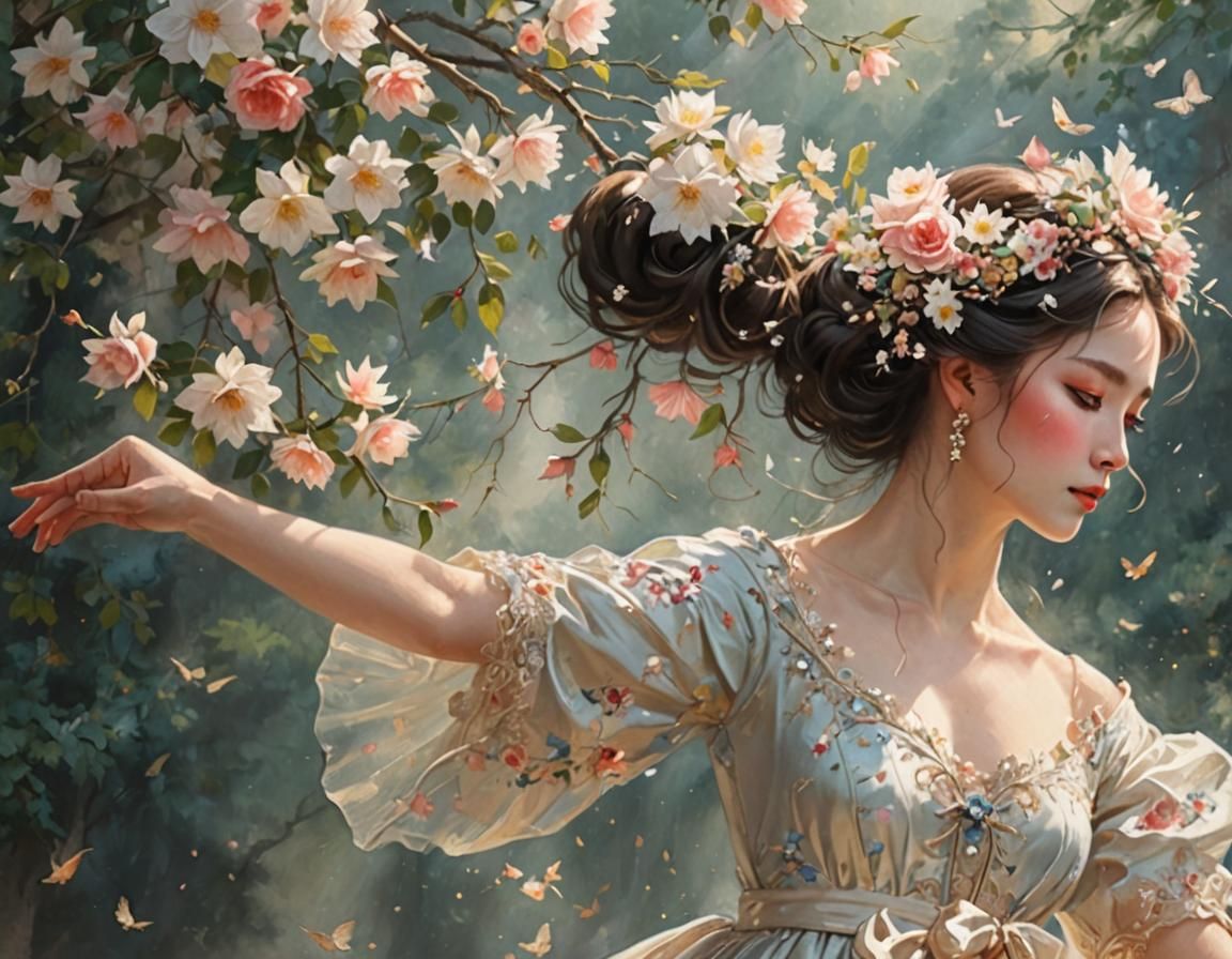 AI Image Evokes Beauty and Grace