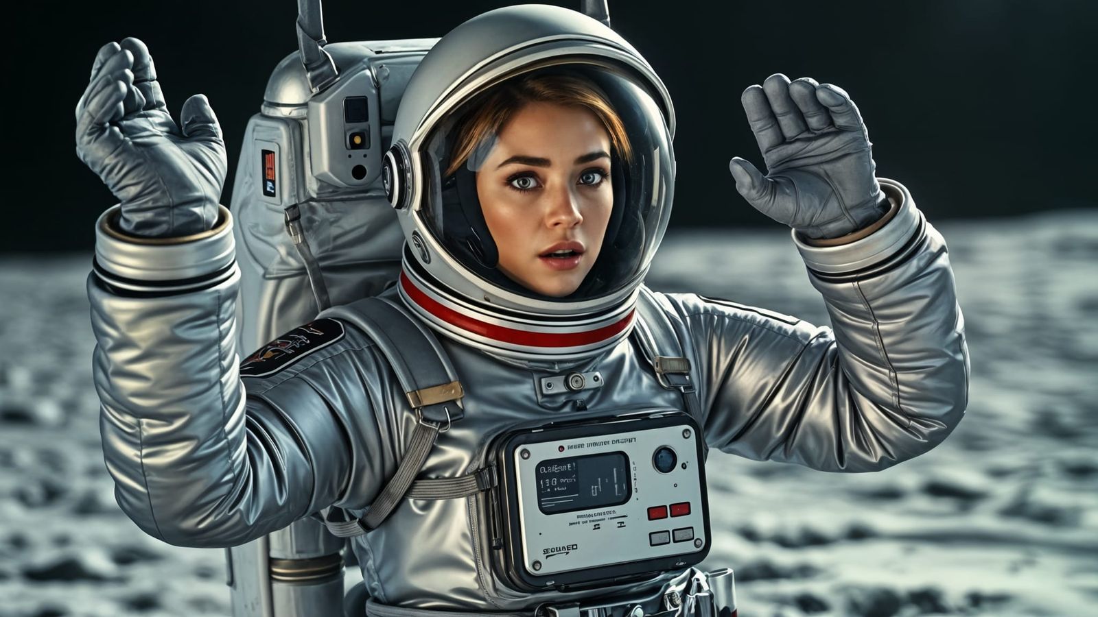 The Perils of Space, series: 005 - A beautiful astronaut rai...