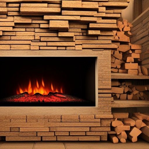 Photorealistic Fireplace Concept Art in 8K Resolution