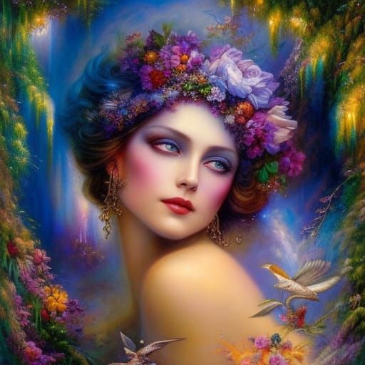 Goddess of the air and forests