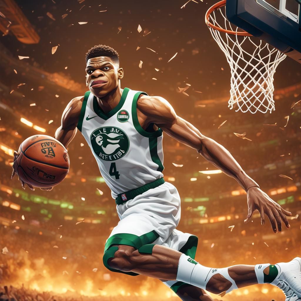 Pepe the Frog Plays Basketball Like Giannis