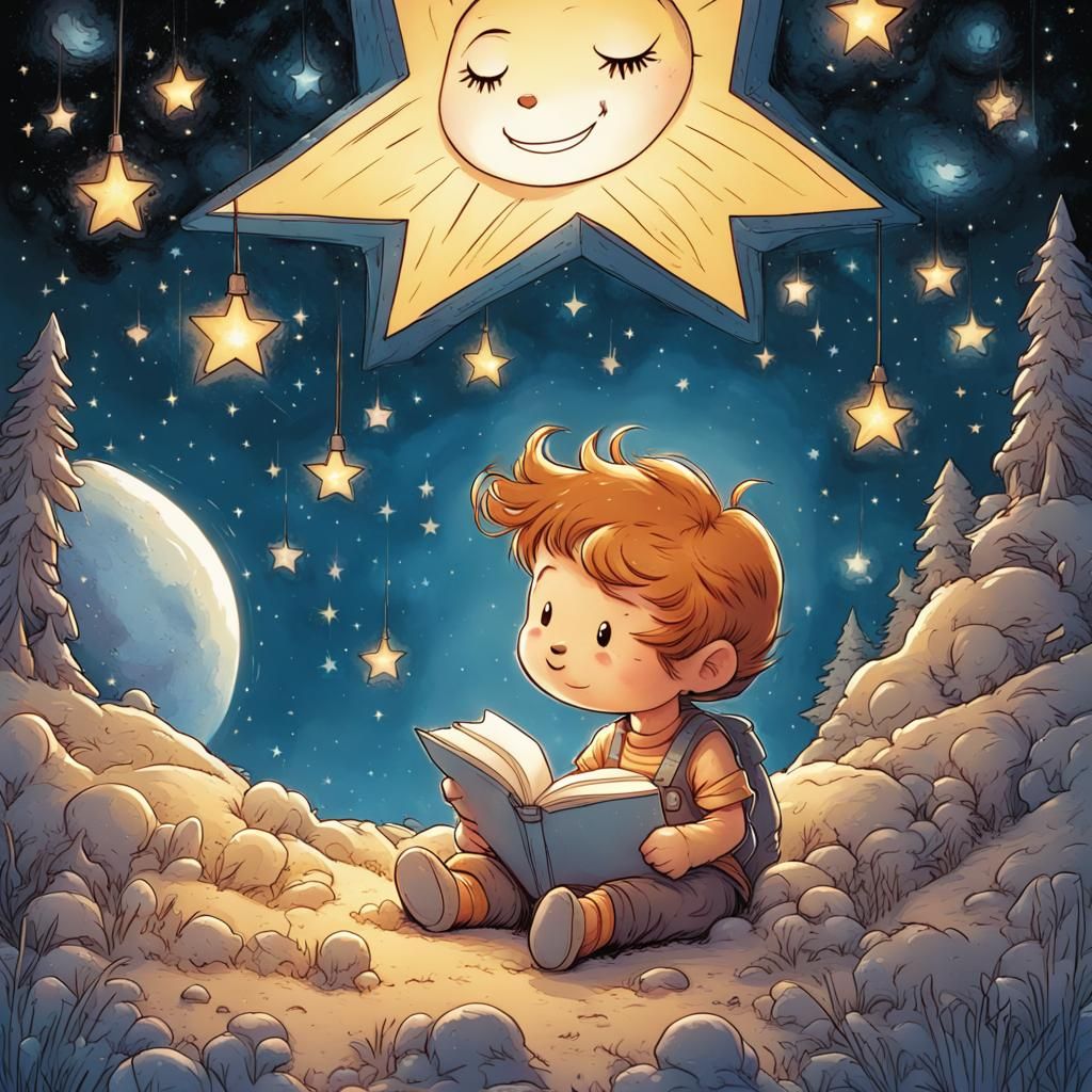Twinkle Star Comic Book Art for Kids