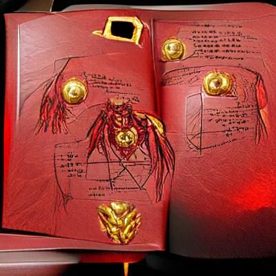 Demonic Grimoire Illustration