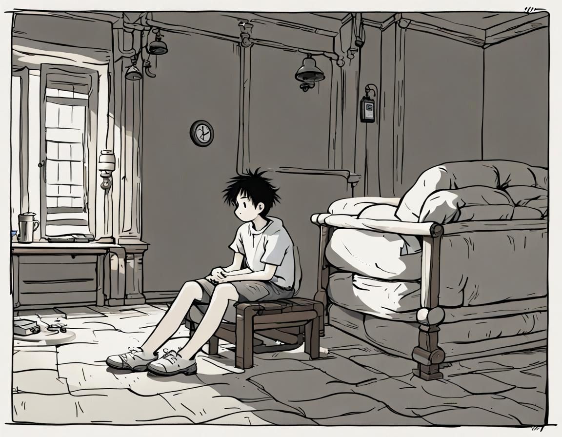 Lonely Boy's Midnight Memory: Ghibli-esque Auroracore