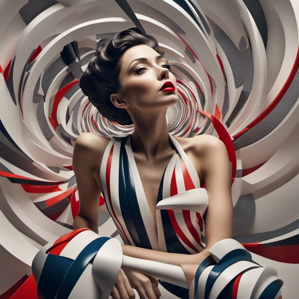 <lora:CAMA3:1.0> "a woman with red lipstick standing in fron...