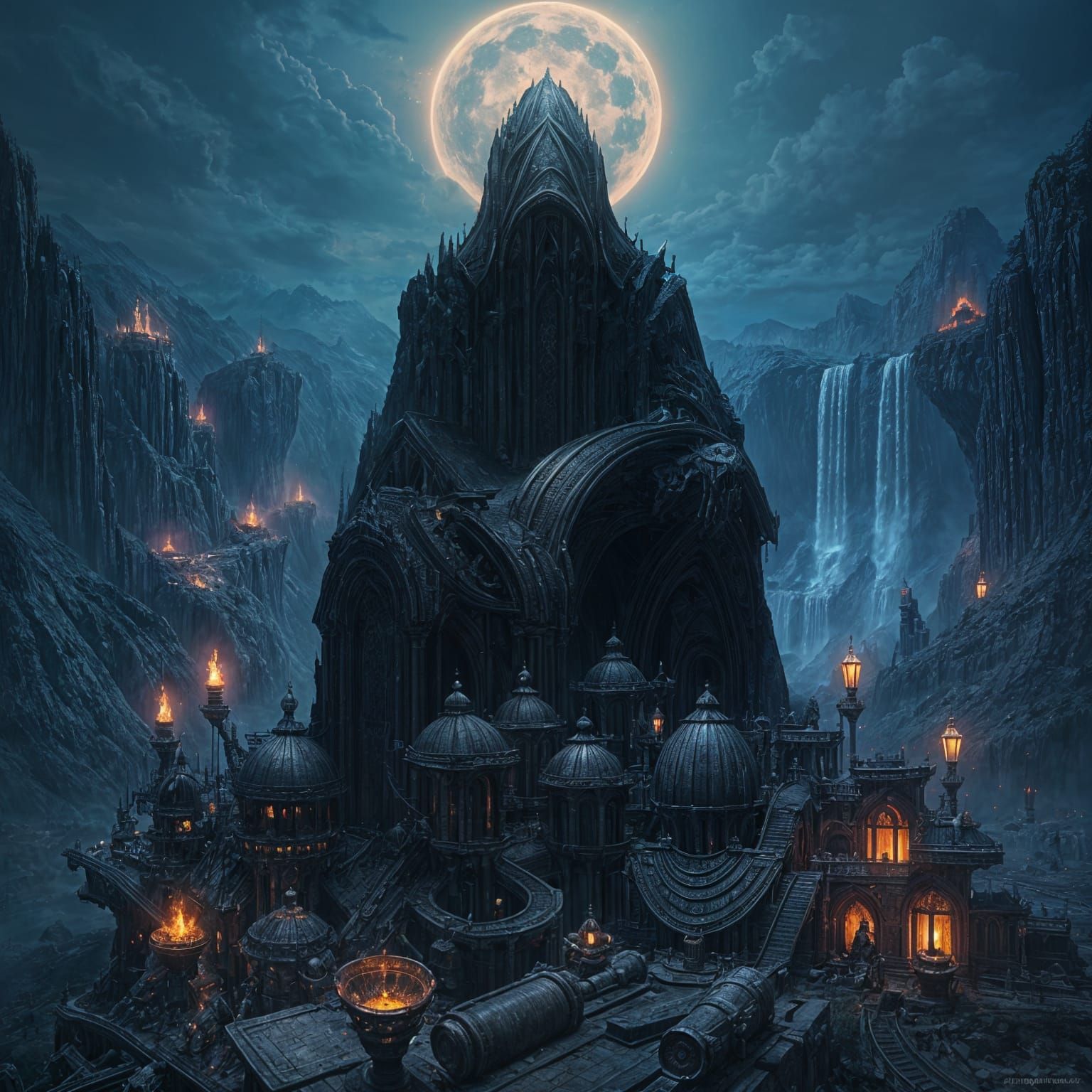 Melancholic Outcast Adrift in a Haunting, Mystical Realm