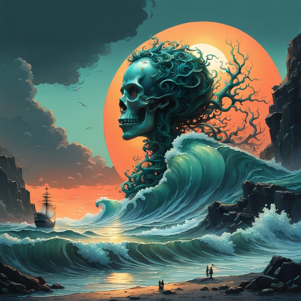 Siren of the Sea in Iridescent Paradise