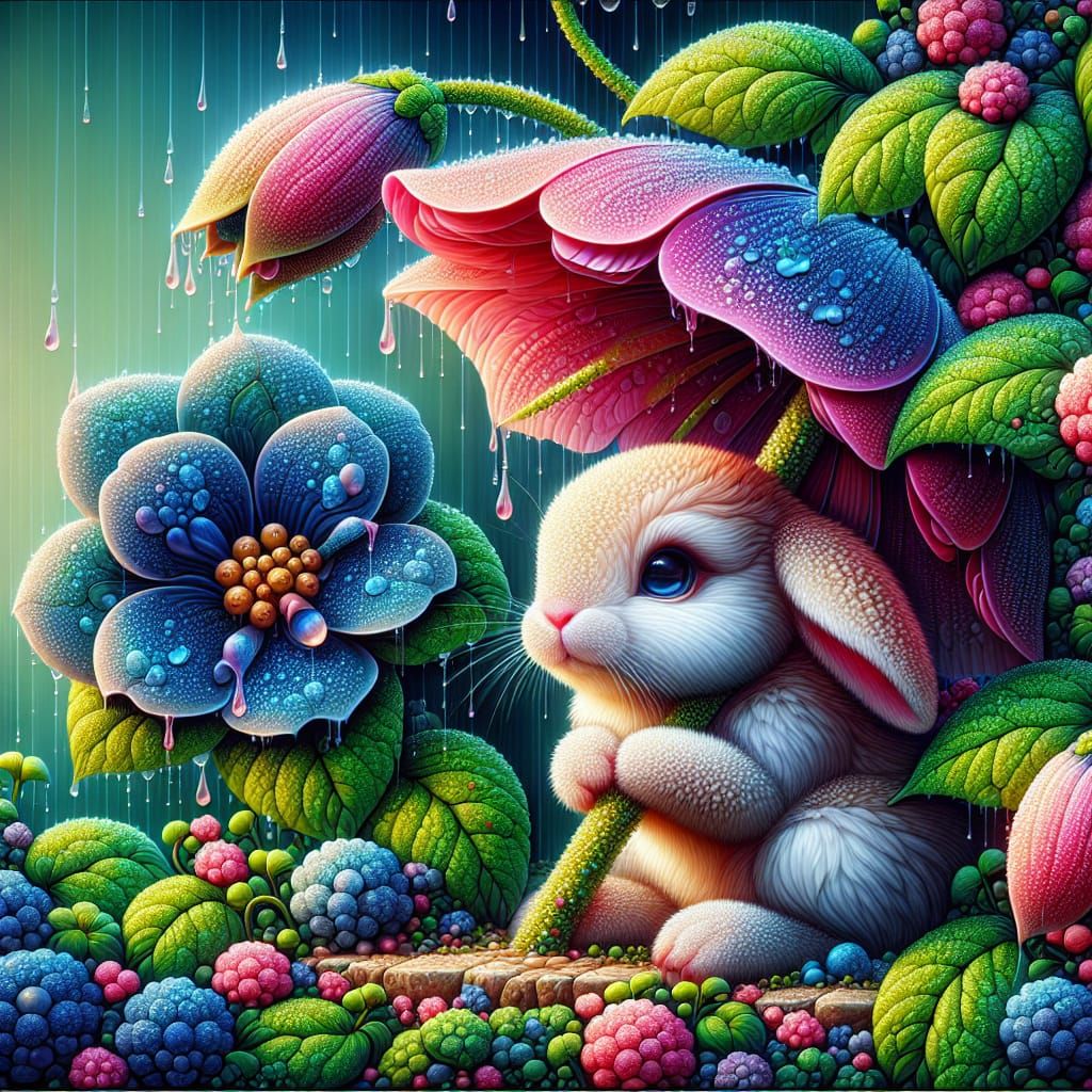 Bunny Seeks Shelter: Conceptual Maximalist Art